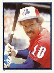 1983 Topps Baseball Stickers     252     Andre Dawson